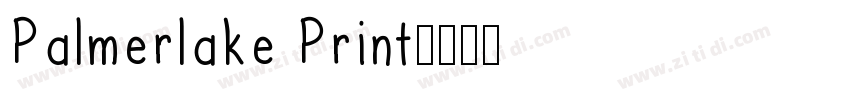 Palmerlake Print字体转换
